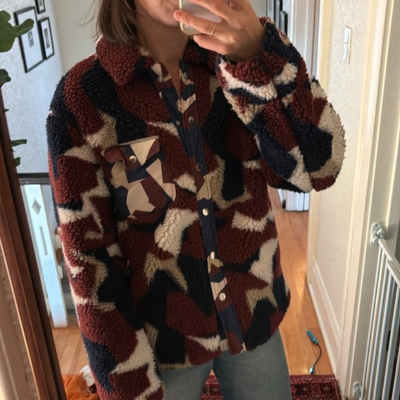 Rag & Bone Camo Sherpa Jacket - Picture 5 of 8